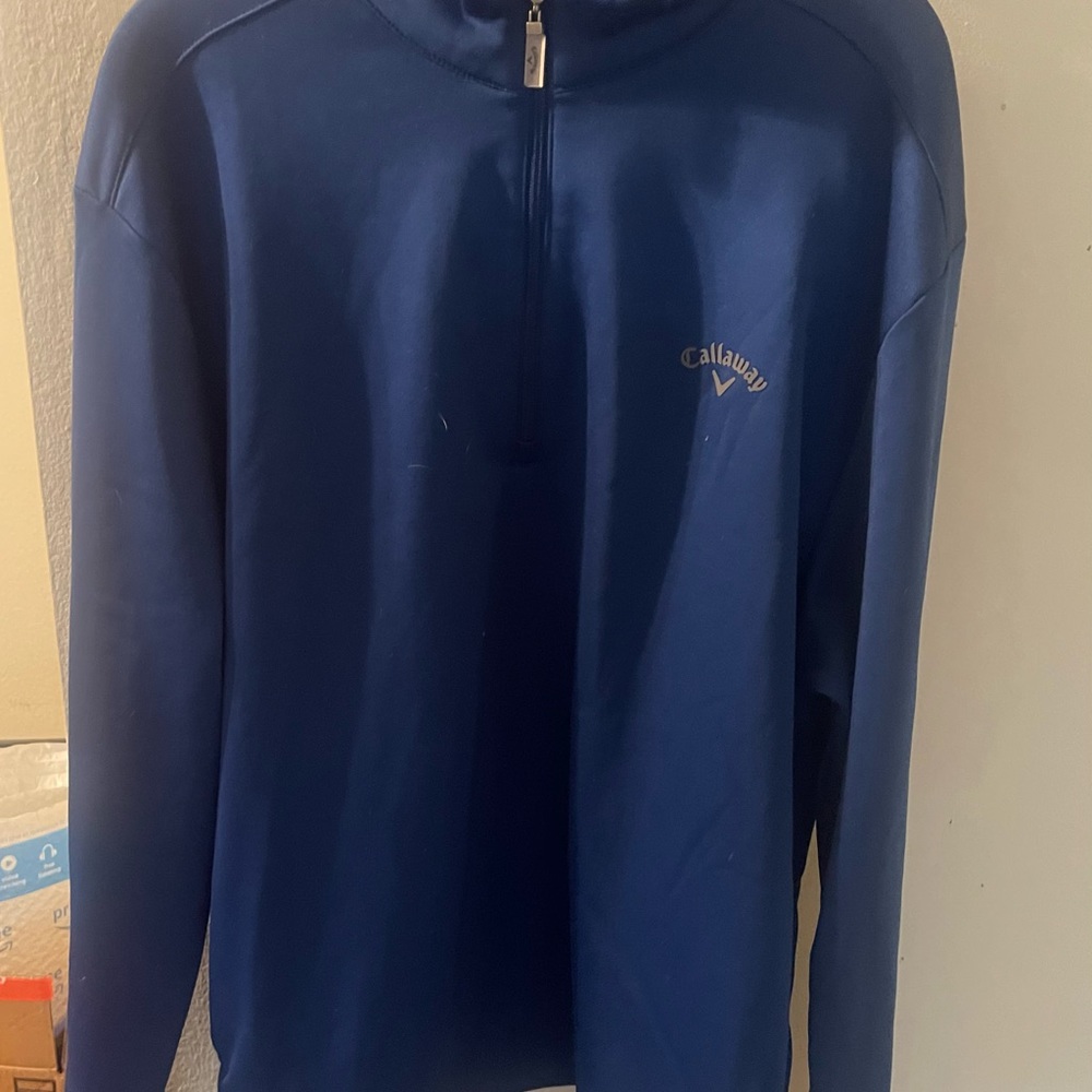 New Mens CALLAWAY 1/4 Zip Sweatshirt